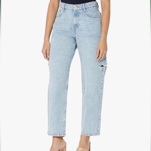 Light Blue Straight Leg Women's Jeans